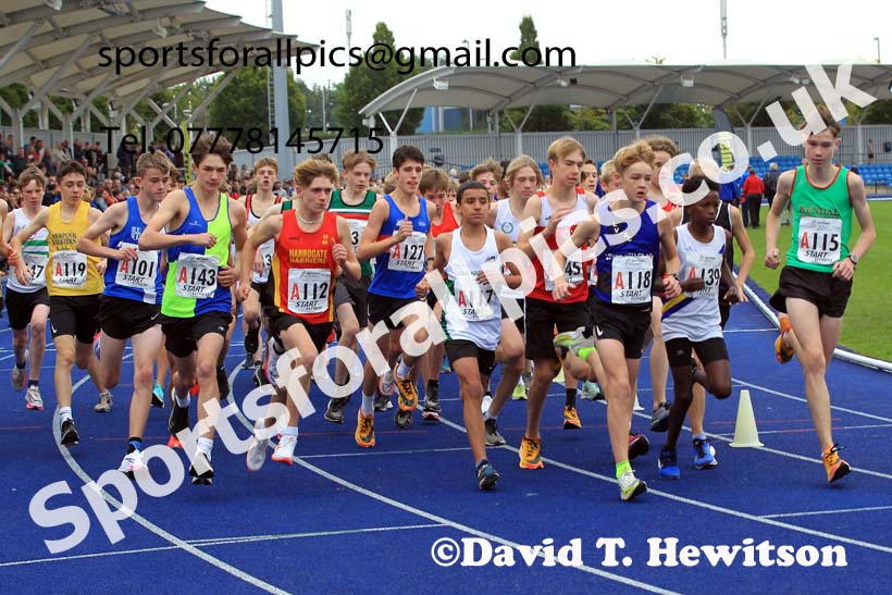 Boys under-15s 2022 Northern Road Relays, SportsCity, Manchester. Photo: David T. Hewitson/Sports for All Pics